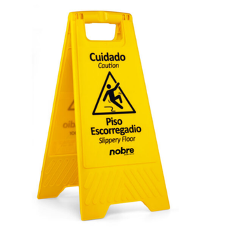 Placa Sinalizadora — Piso Escorregadio