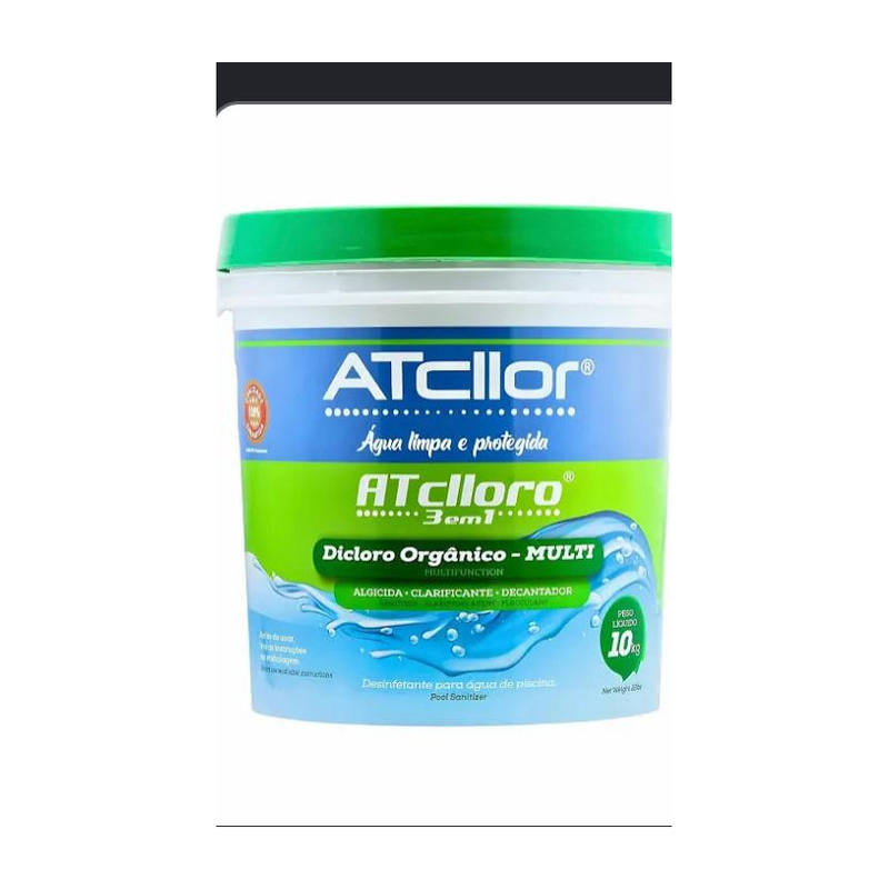 Cloro 3 em 1 Tripla Ação 10 kg — Atcllor