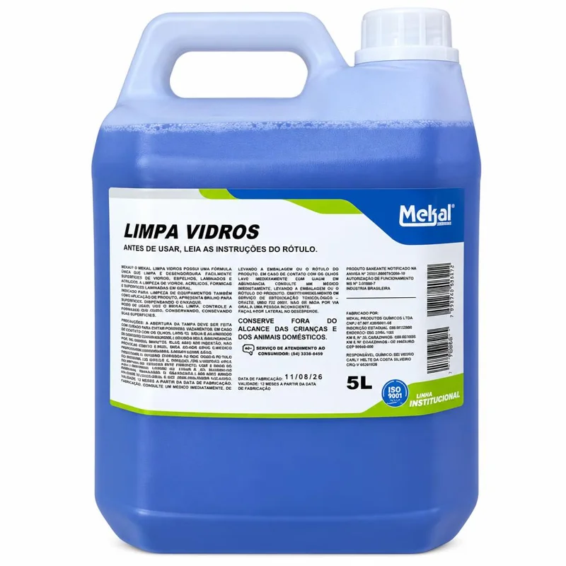 Limpa Vidros (limpa e dá brilho a vidros e espelhos)