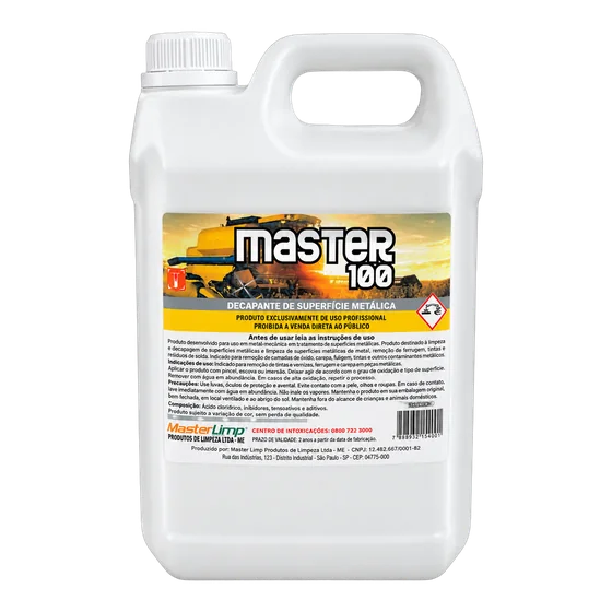 Master 100 Decapante de Superfície Metálica
