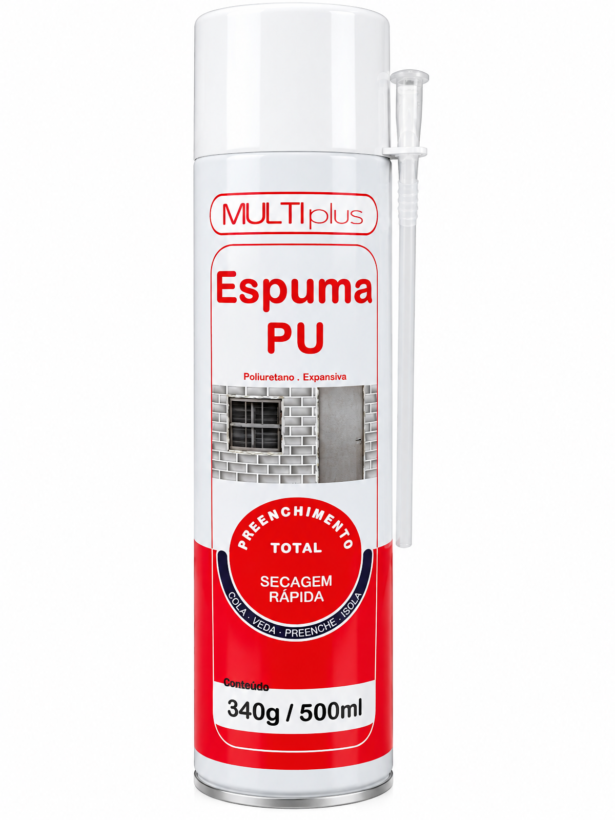 Espuma PU Expansiva 500 ml — MULTIplus