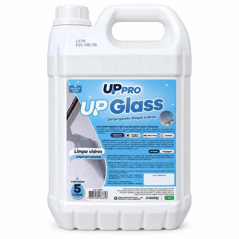 UP Glass (detergente limpa vidros pronto uso)
