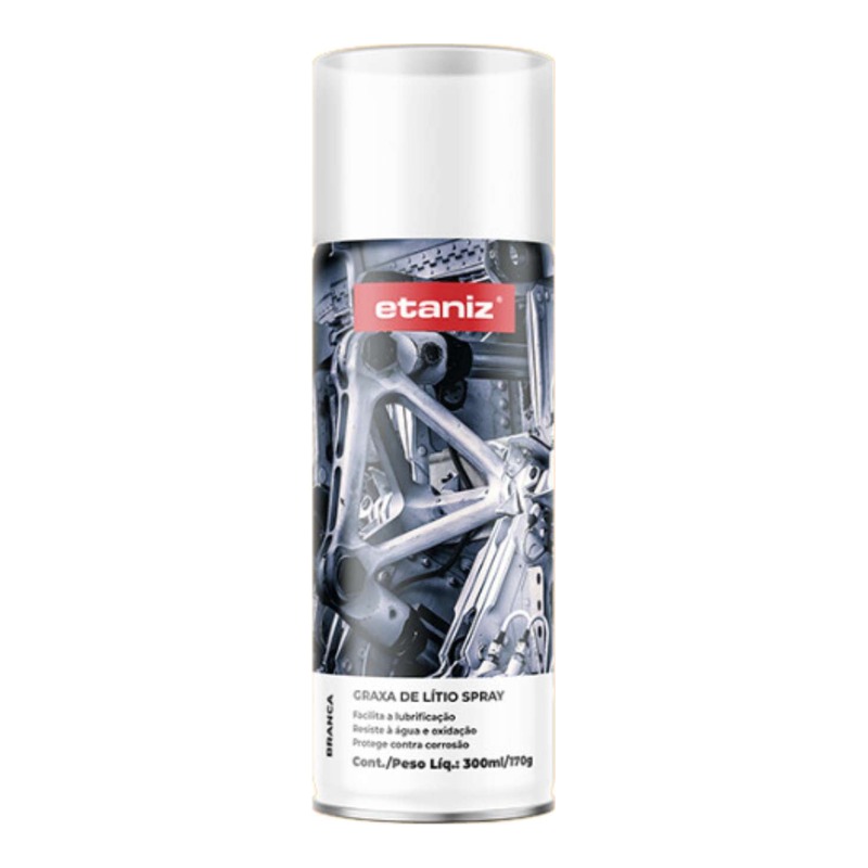 Graxa de Lítio Branca Spray 300 ml / 170 g — Etaniz