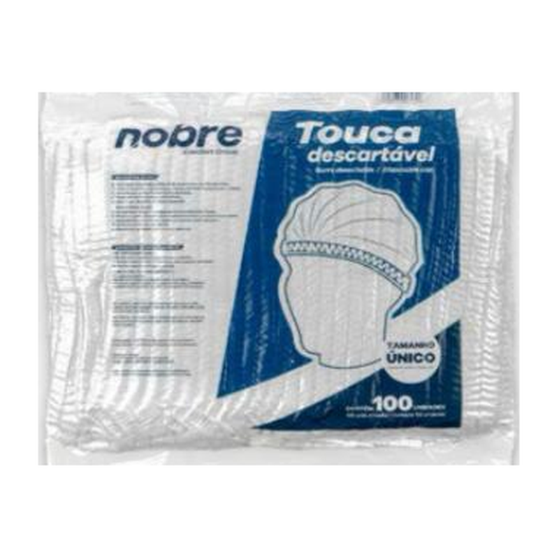 Touca Descartável — Pacote com 100 — Nobre