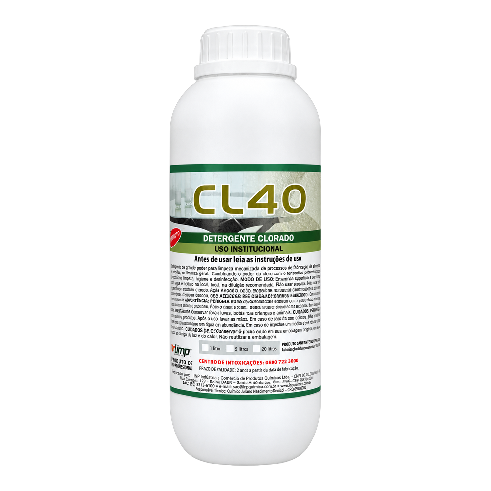 CL40 Detergente Clorado