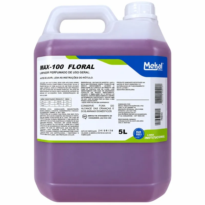 Max-100 Floral (limpador perfumado de uso geral)