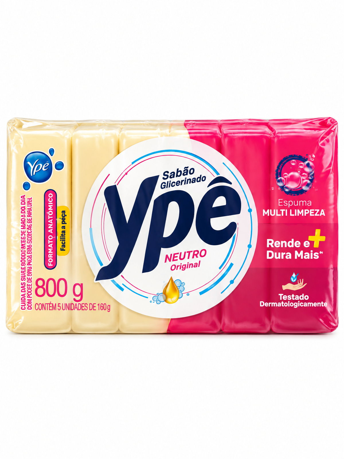 Ypê Sabão Glicerinado Neutro 800 g