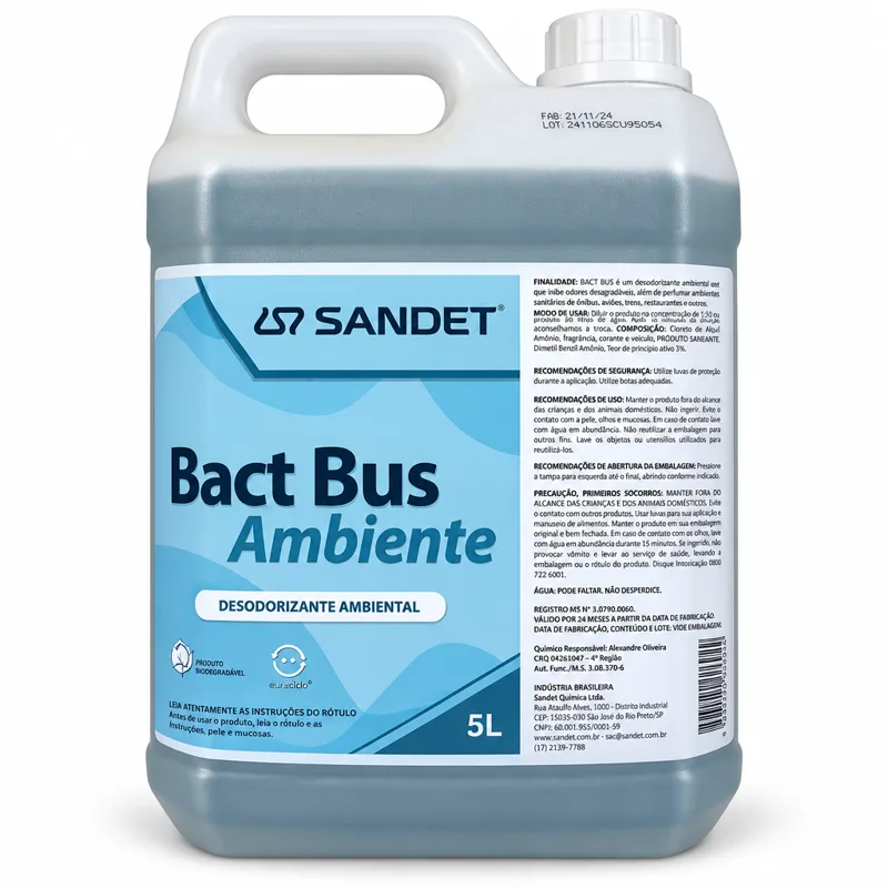 Sandet Bact Bus Ambiente (desodorizante ambiental)