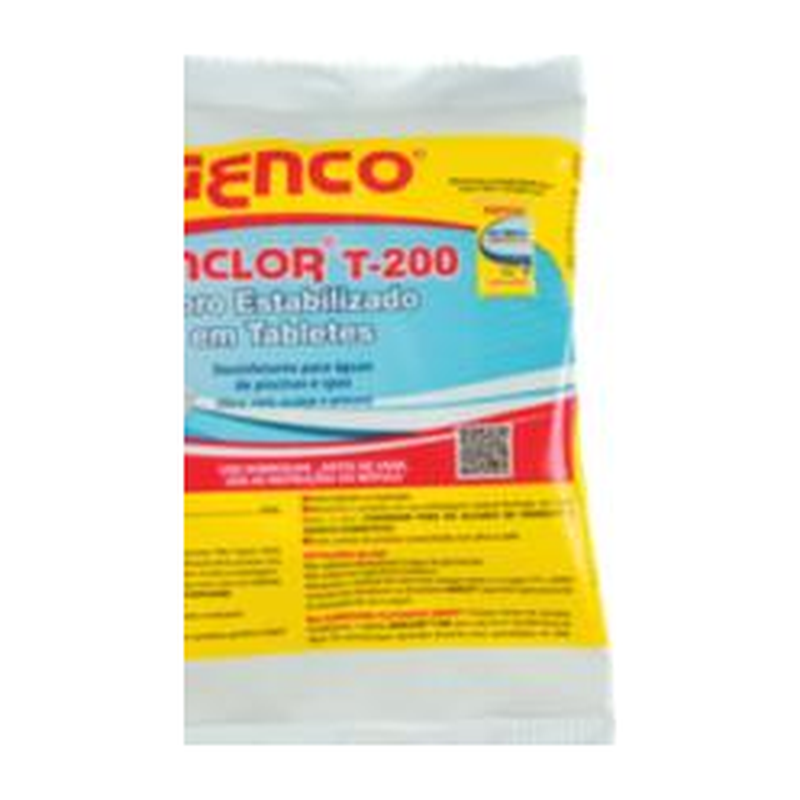 Genclor T-200 Tabletes Cloro Estabilizado 200 g — Genco