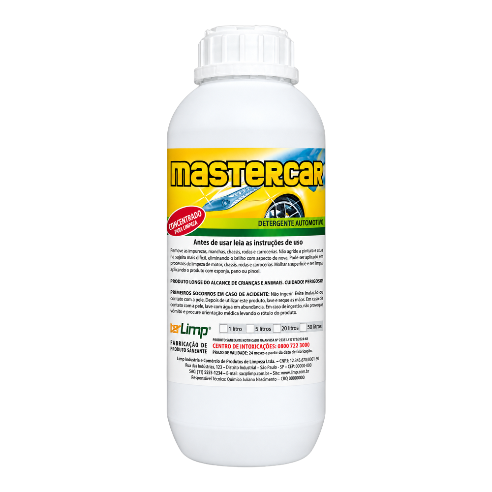 Mastercar Detergente Automotivo
