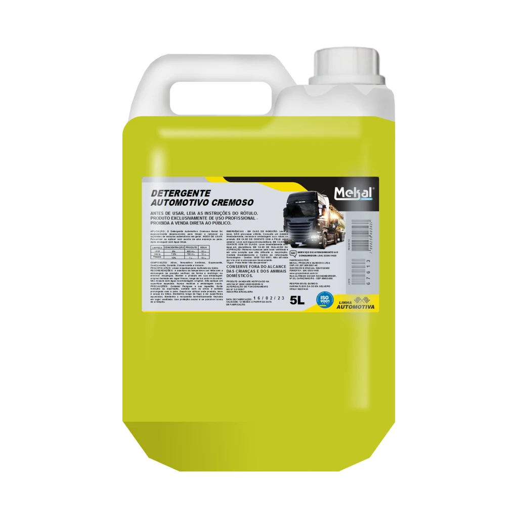 Detergente Automotivo Cremoso Mekal 5 L
