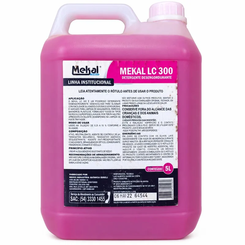 Mekal LC 300 (detergente desengordurante)