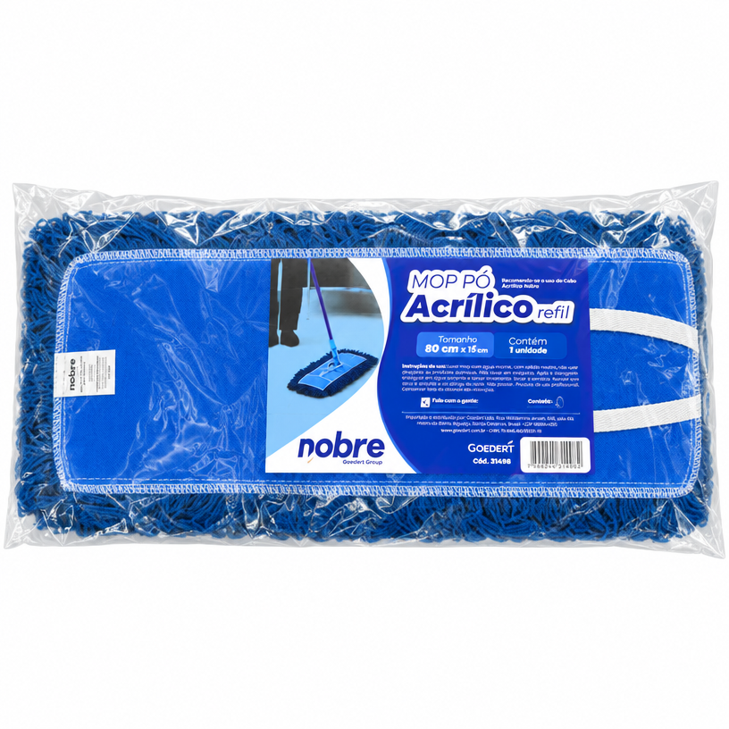 Nobre Mop Pó Acrílico Refil 80 cm