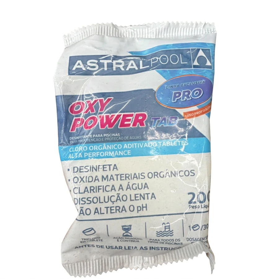 OXY POWER TAB PRO (tablete para tratamento de piscina) — 200 g