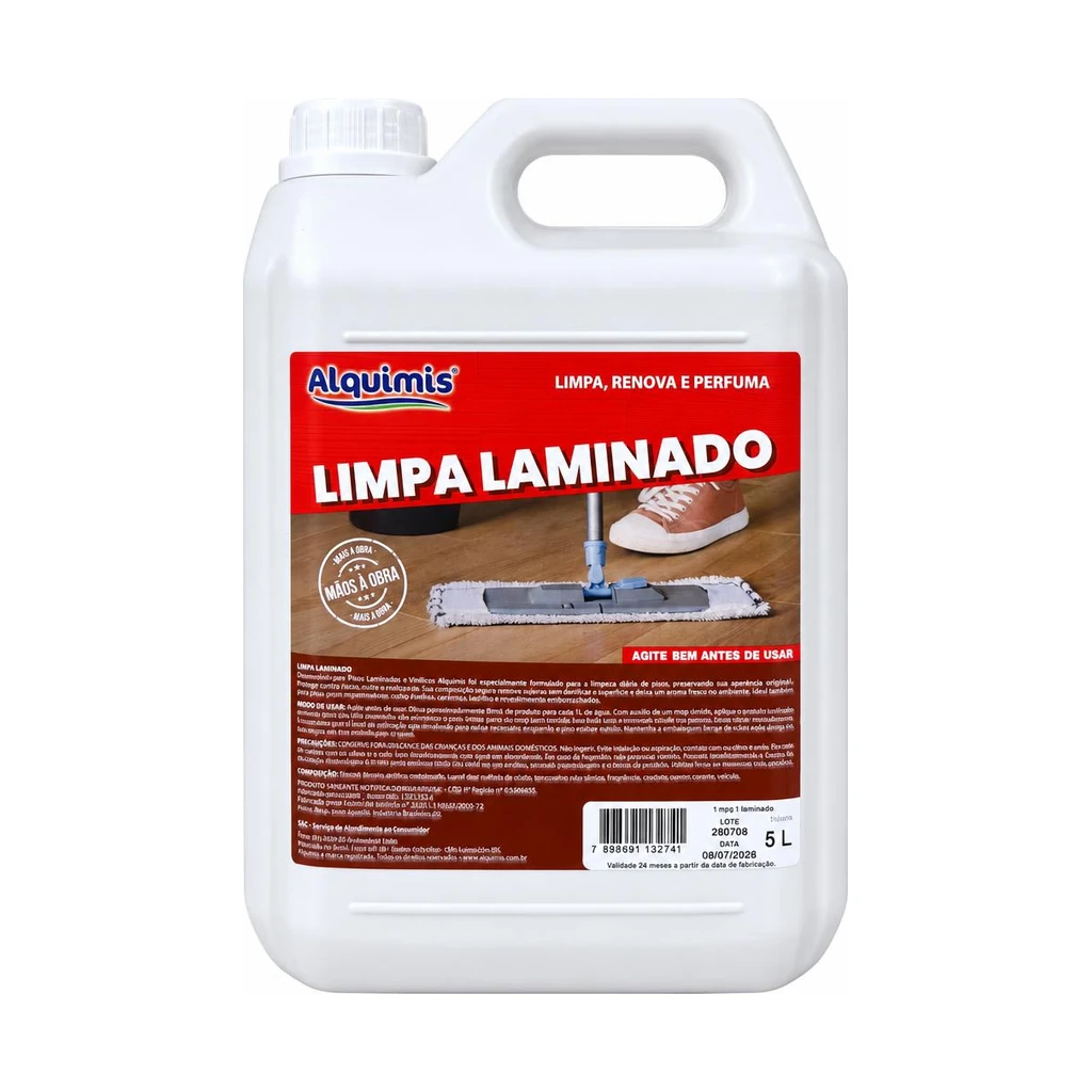 Limpa Laminado (limpeza de pisos laminados e vinílicos) 5 L