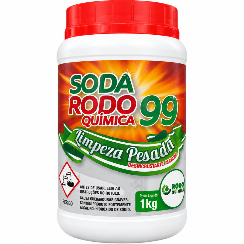 Rodo Química Soda 99 Limpeza Pesada 1 kg