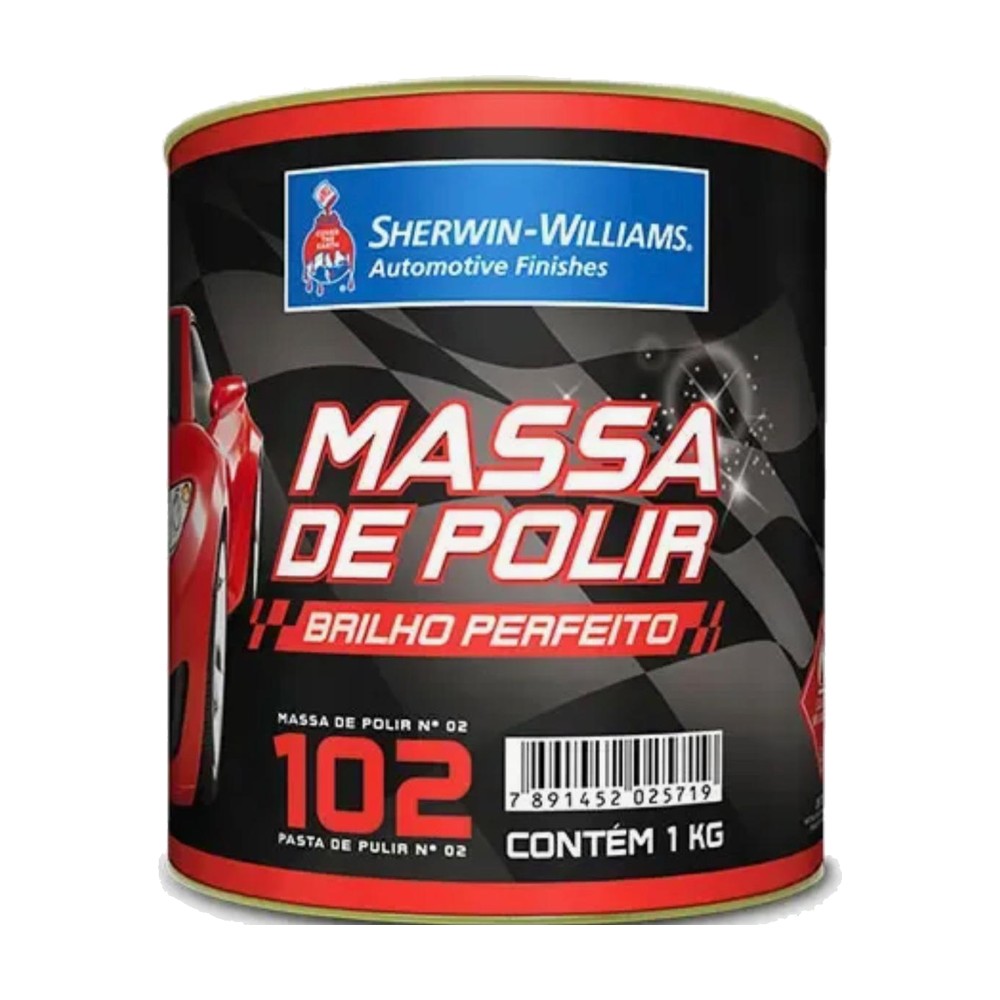 Massa de Polir 102 Nº 2 (polimento e brilho da pintura)