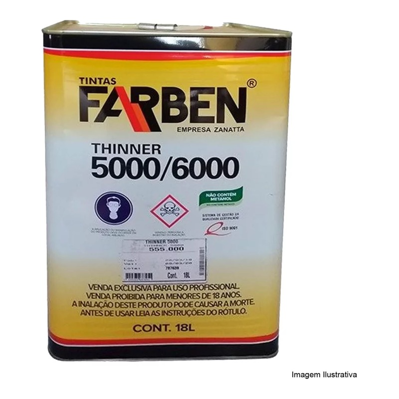 Thinner 5000/6000 18 L — Farben